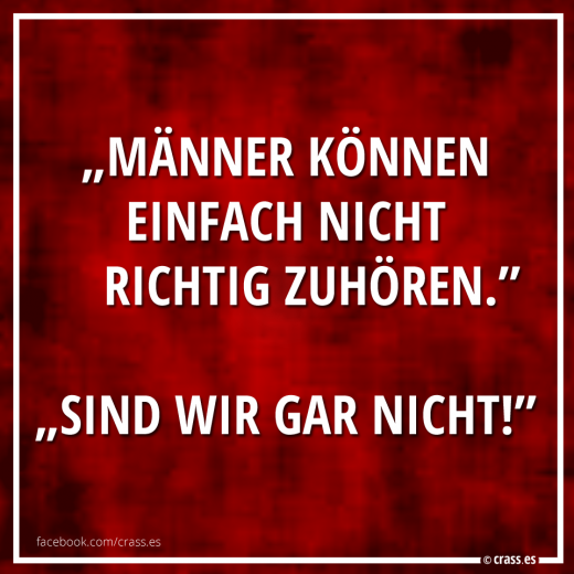 Na sag ich doch - Lustige Sprüche