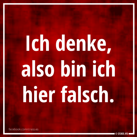 Ich so, bei manchen Gesprächen - Funsprüche