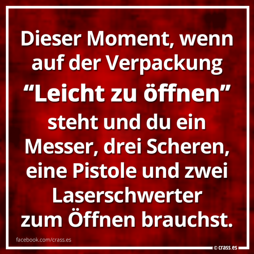 Und dann bricht die Messerspitze ab. - Freche Sprüche Idioten