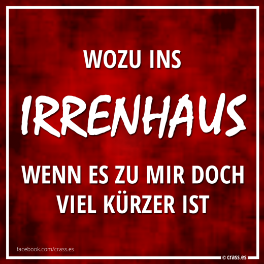 Wahnsinnig normal - Witzige Sprüche